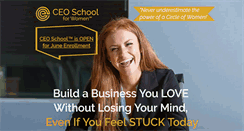 Desktop Screenshot of ceoschoolforwomen.com